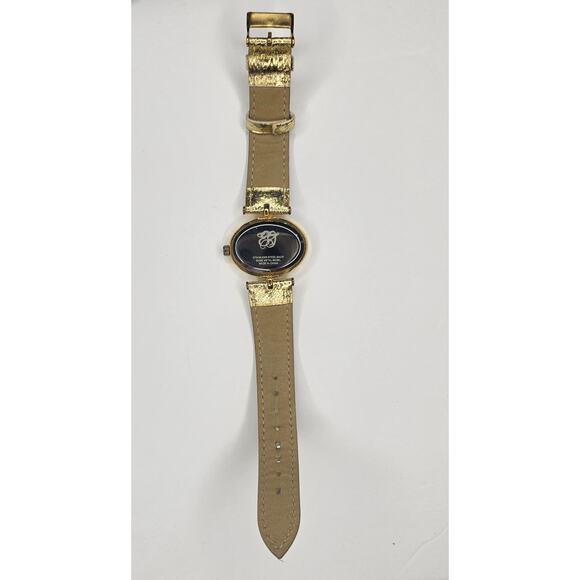 Vintage Retired Elizabeth Taylor White Diamonds Crystal Gold WristWATCH Gift - Picture 4 of 7